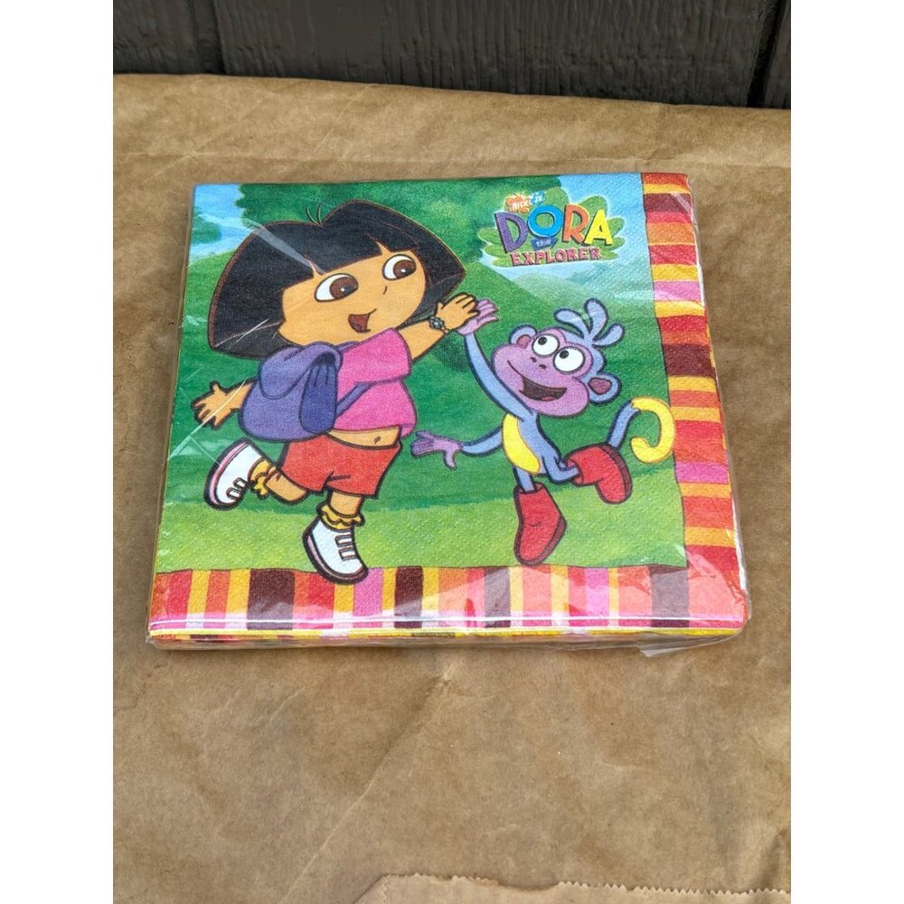 Dora The Explorer DesignWare 3-Ply Luncheon Napkins 16 ct 13" American Greetings